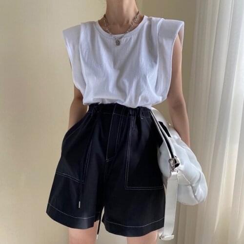 2021 Korean New Brief Solid Summer T-Shirts Women Casual O-Neck Fashion Loose White Short Sleeve T Shirts Female Clothing
