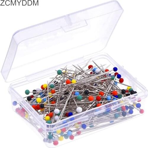 ZCMYDDM 100Pcs Ball Glass Head Sewing Pins Quilting Patchwork Dressmaking Pins for Crafts Jewelry Making DIY Sewing Tools