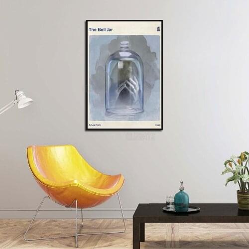 Canvas Digital Oil Painting Hand-Painted Glass Bottle Girl Poster European Style Living Room Sofa Background Decorative Art