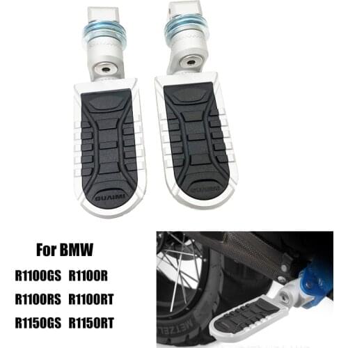 For BMW R1100GS R1100R R1100RS R1100RT R1150GS R1150RT 1994-2005 Motorcycle Adjustable Rear Footrests Passenger Foot Pegs Rests