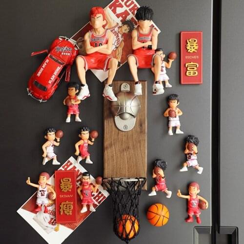 Slam Dunk anime action figure prefect quality 3d fridge magnets classic toys for children home decoration