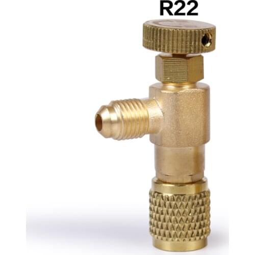 R410/R22 Refrigeration Air Conditioning Valve Safety Fluorine Safety Valve Liquid Addition Accessories Home Refrigeration Tool