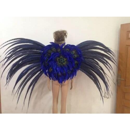 Latin dance Samba accessories Fashion exquisite headdress feathers Delicate dance shows accessories