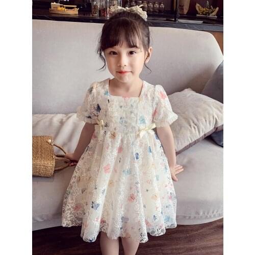 Girls' summer dresses 2021 new childrens summer dresses, hanfu girls, princess dresses, childrens dresses, summer Lolita dress