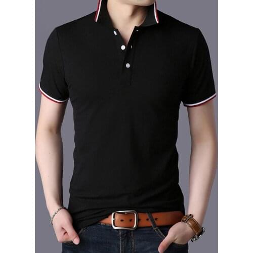LIBIELIY Short Sleeve Polos For Men