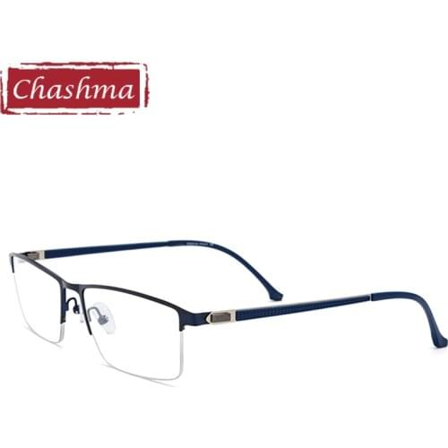Wide Frame Eyewear Men Top Quality IP Plating Titanium Alloy Spectacles Light Eyeglasses Male
