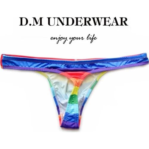 BITCED Letters Mens Underwear Fashion Sexy Comfortable Breathable Low Waist Cotton Briefs Wide Thong Personality Hot