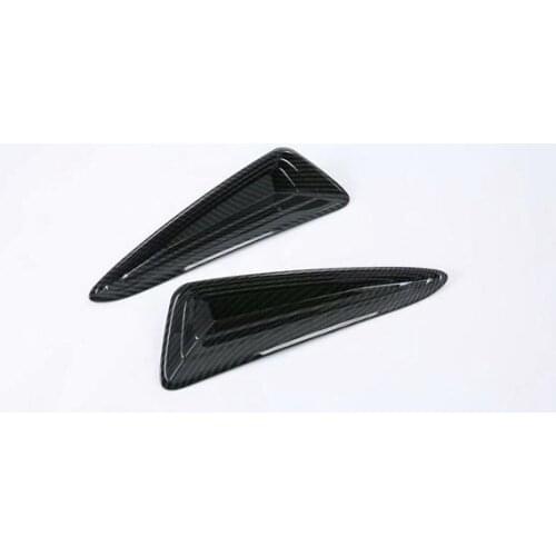 Front Fog Lights Lamps Eyelid Eyebrow Frame Cover Trim For Toyota C-HR CHR 2016 - 2020 ABS Matte / Carbon Fiber Look