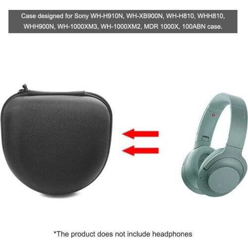 Portable Headphones Carrying Case Replacement Protective Hard-shell Case Cover Storage Bag For Sony SONY WH-H910N WH-H810
