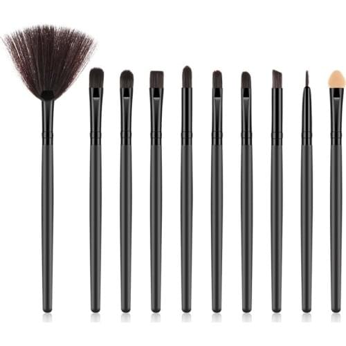 Professional 10Pcs Cosmetic Makeup Brush Kwasten Women Foundation Eyeshadow Eyeliner Lip Brand Make Up Eye Brushes Set