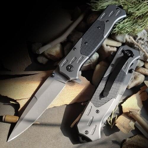 RM Tactical Folding Knife, DPX Blade Outdoor Camping Self-Defense Little Knife, High Hardness Jungle Hunting Survival Tool Knife