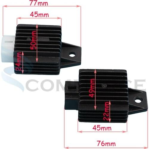 12V 4 pin voltage stabilizer rectifier suitable for 50cc 70cc 90cc 110cc 125cc 150cc Chinese scooter ATV moped