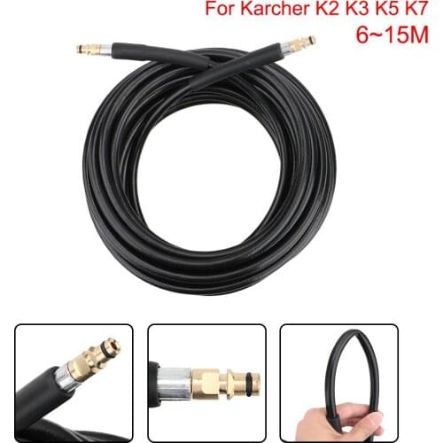 Water Hose for Pressure Cleaner 6 10 15 meters Car Washer Water Cleaning Extension Hose For Karcher K-series