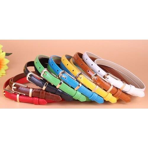 Women PU Waist Belt Band Thin Elastic Waist Belt Dress Apparel Accessories Adjustable Belt for Jeans Pants Skirts