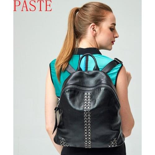 Women backpack mochila feminina genuine leather Backpacks For Teenage Girls Bagpack Drawstring Bag Holographic Backpack