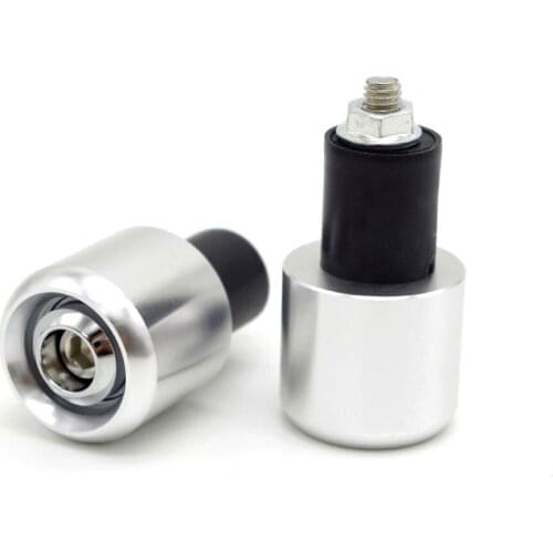 22mm Motorcycle Handlebar Grips Ends Counterweight Fists Plugs Cafe Racer FOR triumph street triple yamaha xt 600 vtx 1300 mt 03