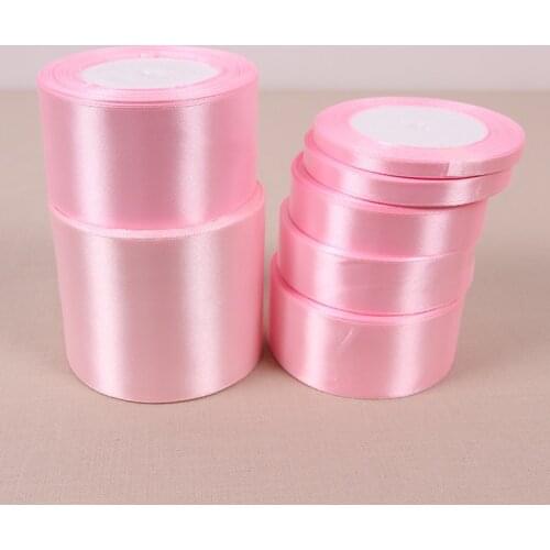 25 Yards Silk Satin Ribbon Wedding Party Decoration Gift Wrapping Christmas New Year Apparel Sewing Fabric Ribbon 04