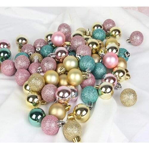36PCS/Set Christmas ball Christmas Decorations For Home Pendant Christmas Tree Hanging Balls Home Party Oranment Material