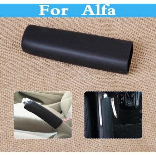 Car Auto Silicone Gel Anti Slip Parking Hand Brake Cover Case Sleeve For Alfa Romeo Disco Volante Giulietta Gt Gtv Mito Spider