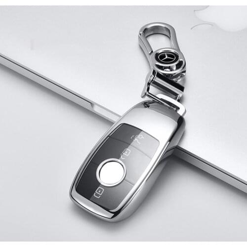 Car Key Bag Case Cover Key Holder For Mercedes Benz E C G M R S Class W204 W212 W176 GLC CLA GLA AMG Accessories car styling