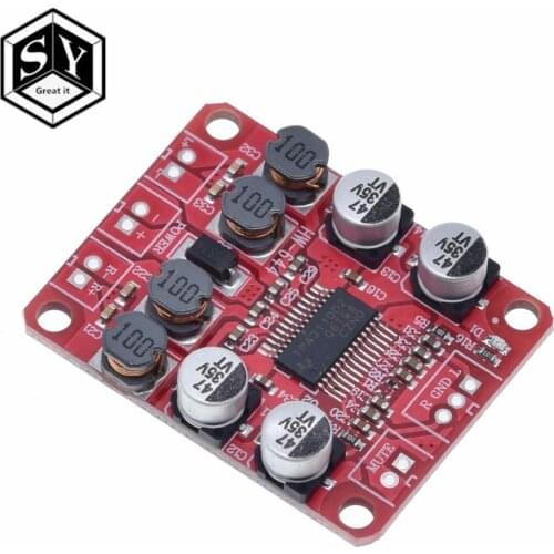 TPA3110 Digital Power Amplifier Module 2x15W Dual Channel Stereo DIY Speaker Amplifier Electronics Design PCB DC 12V Red