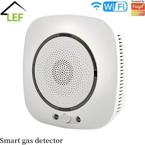Tuya WiFi Smart CO Gas Sensor Carbon Monoxide Poisoning Leakage Fire Security Detector Alarm App Control Home Security System