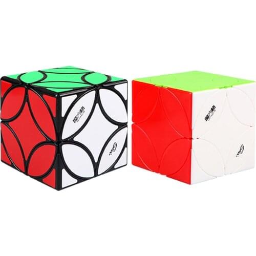 DiasCubes QiYi MoFangGe Ancient Cube Speed Cube Magic Puzzles Stickerless/Black