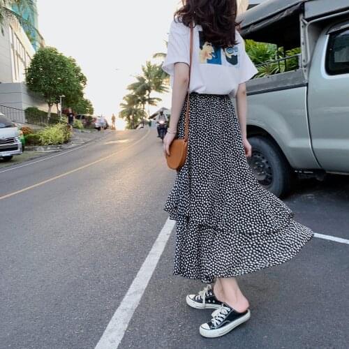 MRMT 2021 Womens Skirt High-waisted Irregular Skirt Women Dress-Style Long Woman Skirts For Female