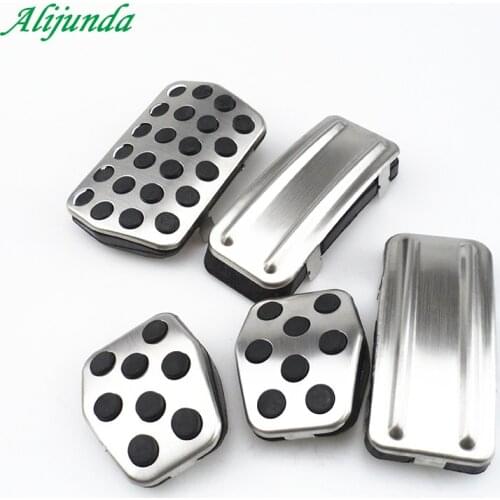 Stainless Car Pedal Pads Cover MT AT Fit For Ford Focus 2 MK2 Focus 3 FOCUS 4 MK4 RS ST auto accessories