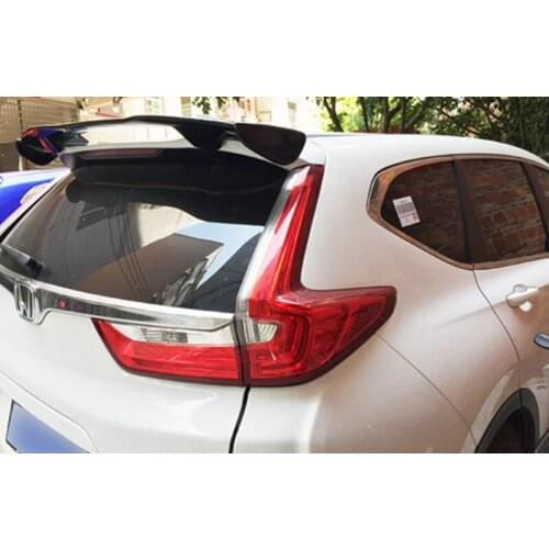 ABS Plastic Unpainted Primer Color ABS Plastic Rear Roof Spoiler Tail Trunk Boot Lip Wing For Honda CRV CR-V 2017 2018