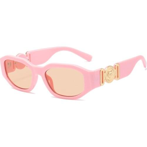 New Vintage Sunglasses Women Ins Brand Designer Retro Sun Glasses Female Rectangle Popular Colorful Square Eyewear for women