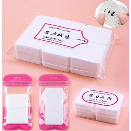 Wholesale Lint-Free Nail Polish Remover Cotton Wipes Cleaner Paper Pad Cleaning Soak off Remover Manicure Tools Accessories