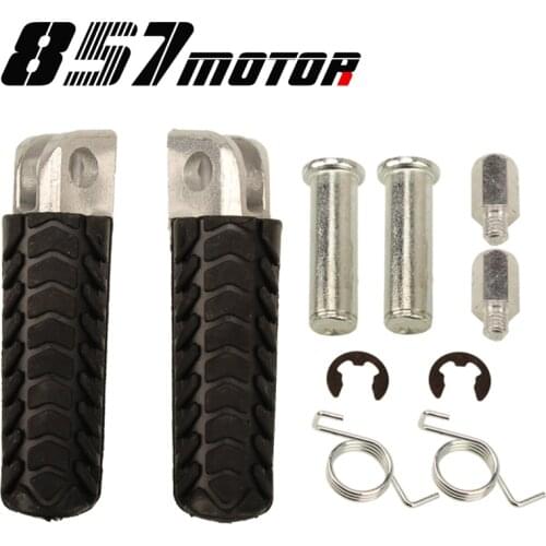 Motorcycle Footrest Front Foot Pegs Rests Pedals For KAWASAKI ZZR1400 ZX-14R 2006-2012 GTR1400 ZG1400 2006-2015