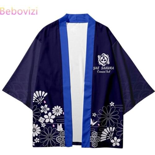 Plus Size 6XL Anime Beach Japanese Style Kimono Streetwear Men Women Cardigan Cosplay Haori Yukata Harajuku Tops Robe Clothes