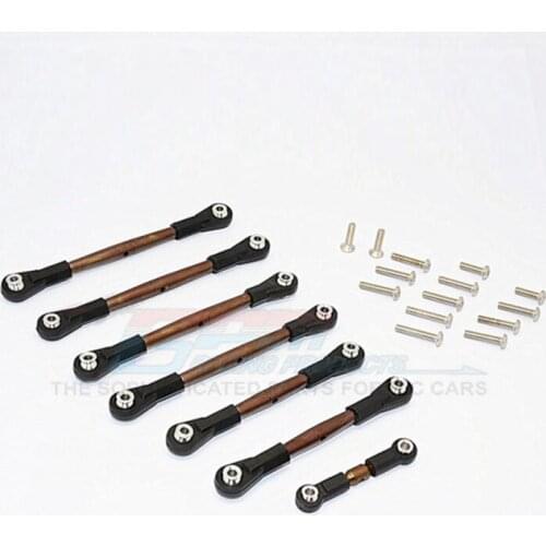 GPM SPRING STEEL COMPLETED TURNBUCKLES WITH PLASTIC BALL ENDS For TRAXXAS TELLURIDE 4X4 RC Upgrade