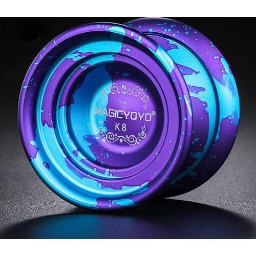 High Quality Yoyo Ball K8 Polished Alloy Aluminum Professional Yoyo Ball Spin Toy for Kids Funny Yoyo 8 Balls Bearing Juguetes