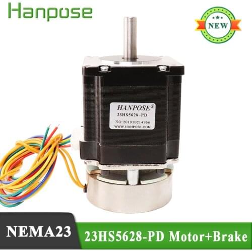 23HS4128 23HS5628-PD 57 brake stepper motor integrated high torque power 55N.cm off brake holding brake motor