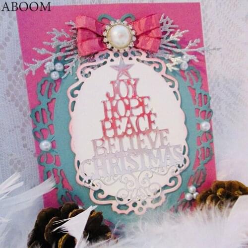 ABOOM Fresh 3PCS/Lot Bow Knot Lace Oval Frame Metal Cutting Dies Stencil DIY Scrapbooking Album Embossing Paper Cards Decoration