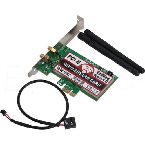 Bluetooth 4.0 Wireless 50M PCI-E PCI Express Card WIFI Network LAN Ethernet NIC