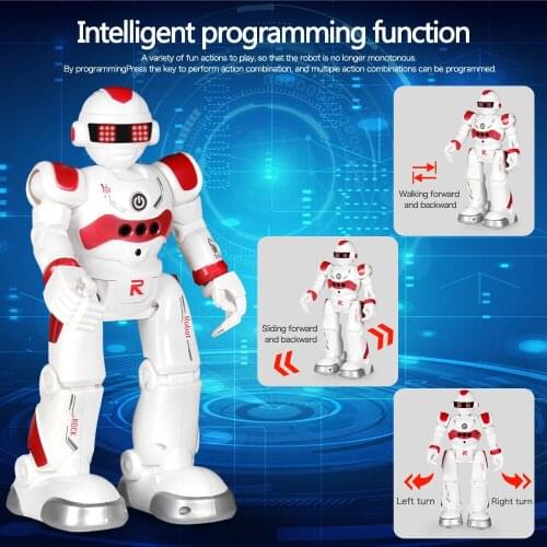 Intelligent Robot Multi-function USB Charging Childrens Toy Dancing Remote Control Gesture Sensor Toy Kids Birthday Gifts
