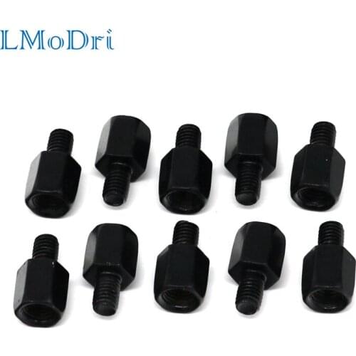 LMoDri Wholesale Motorcycle Rear View Mirrors Adapter Motorbike Side Mirror Holder Bolts Screw Clockwise 10mm to 8mm