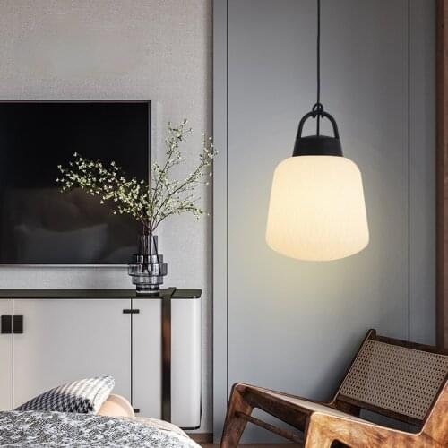 Simple Cafe E27 Chandelier Rotomolding Creative Restaurant Bar White Dust-proof and Moisture-proof Hotel Decorative Lamps