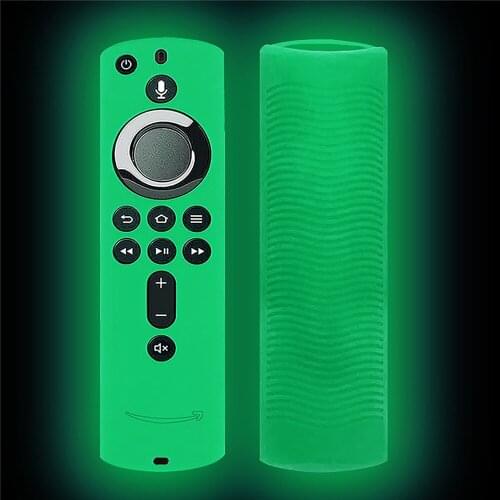 Soft Silicone Protective Case Shell Shockproof Cover for Fire TV Stick Voice Remote Controller Media Player