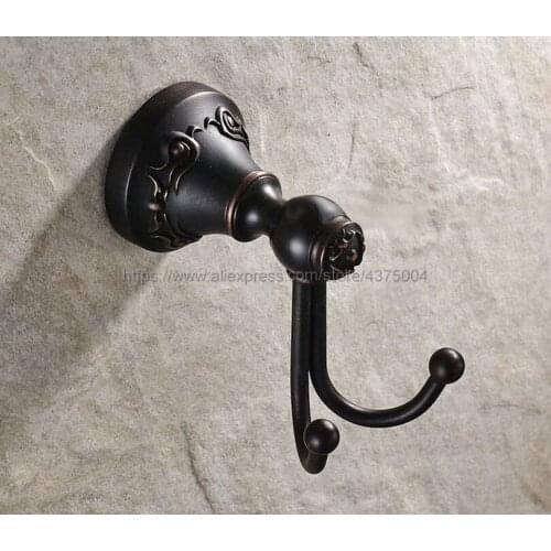 New black bronze coat hook clothing hook wall hanging kitchen and bathroom hardware pendant Nba450