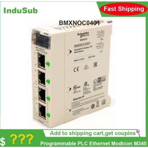New Original BMXNOC0401 Programmable PLC Ethernet Modicon M340 PLC Module