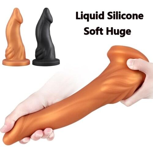 Huge Soft Anal Plug Adults Sex Products Silicone Butt Plug Big Dildo Sex Toy Vaginal Anal Expanders SM Erotic Toys for Men Woman