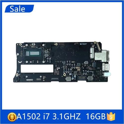 Original Logic Board 820-4924-A For MacBook Pro Retina 13.3" i7 3.1GHz 16GB 16G A1502 Motherboard 820 4924 MF843 2015