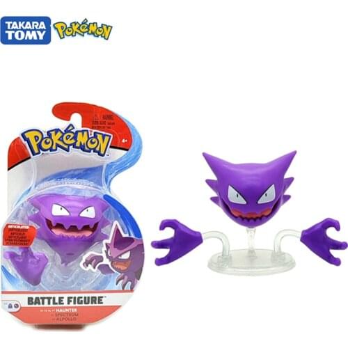 15cm Genuine Pokemon Haunter Figures Dolls Collection Pokémon Series Anime Base Model Ornaments Toys Kids Birthday Gift
