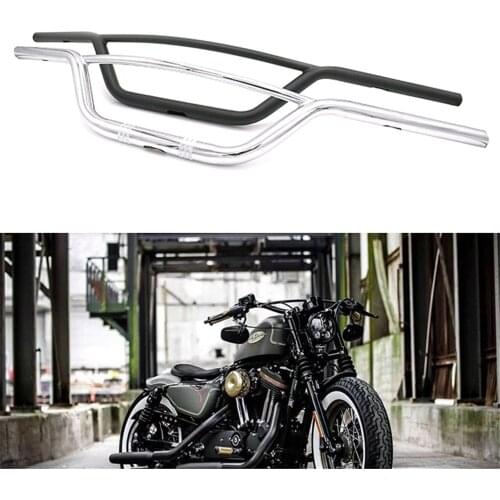 Motorcycle 22mm 25mm Steering Wheel Handlebar Retro Motorbike Handle Bars for XL883 XL1200 X 48 Dyna Softail Chopper Cafe Racer