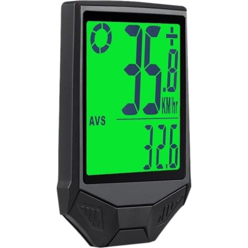 Bike Computer,Large Screen Wireless Waterproof Multi-Functions Cycling Computers Stopwatch Odometer with LCD Display